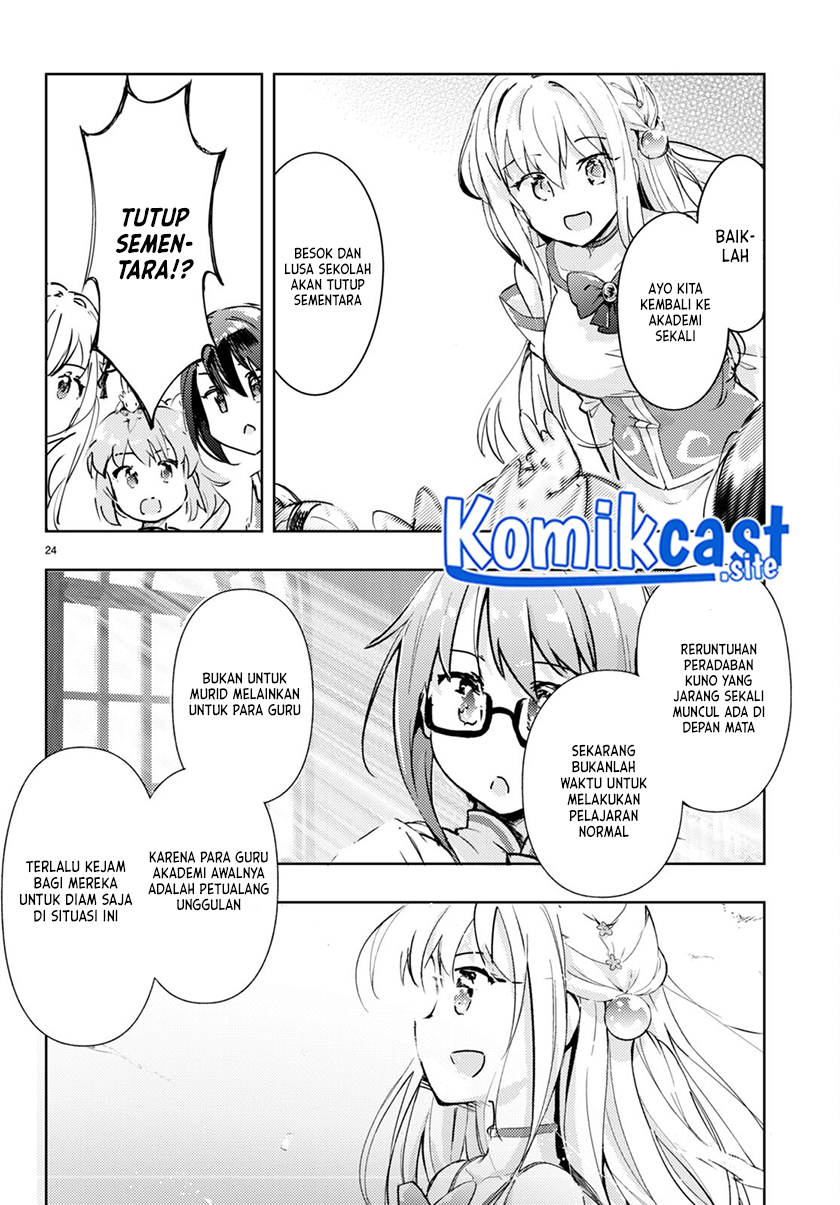 Kenshi wo Mezashite Nyuugaku shita no ni Mahou Tekisei 9999 nan desu kedo!? Chapter 63 Bahasa Indonesia